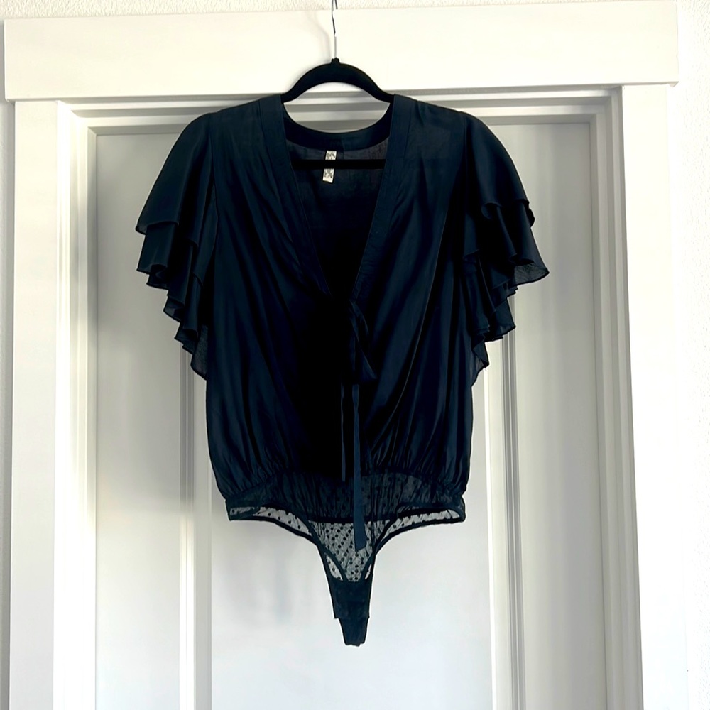 Free people intimates call me later bodysuit. Size small.